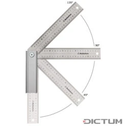 Équerre Pliante Hultafors Quattro 25 -L’Artisan Moderne 707313 03 A WE 8 Hultafors Klappwinkel Quattro 25 WZ jpg