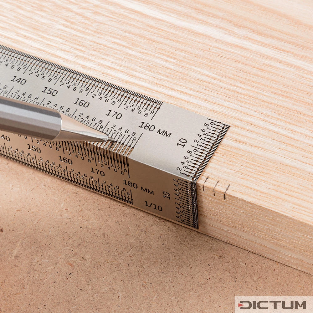 Règle à Tracer De Précision Coudée Hattori, 180 Mm 4 Règle à Tracer De Précision Coudée Hattori, 180 Mm – Image 2