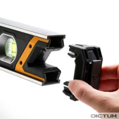 Niveau à Bulle Magnétique ToughBuilt, Avec éclairage Des Bulles, 60 Cm -L’Artisan Moderne 714733 04 A WE 8 ToughBuilt Magnetwasserwaage mit Libellen Beleuchtung WZ jpg