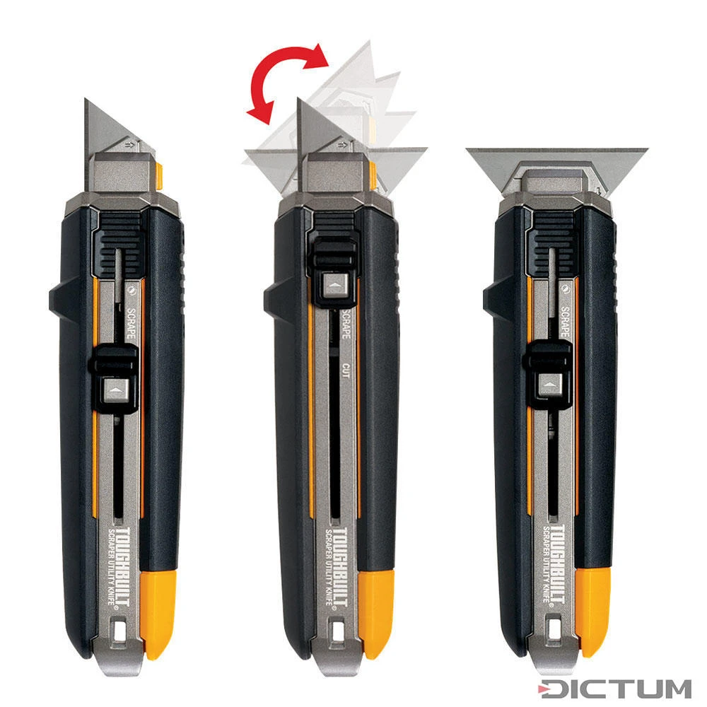 Cutter Grattoir ToughBuilt Universel, 5 Lames – Image 3
