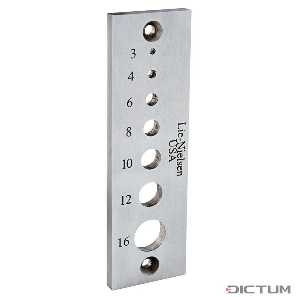 Plaque à Tourillons Lie-Nielsen, Métrique 3 Plaque à Tourillons Lie-Nielsen, Métrique