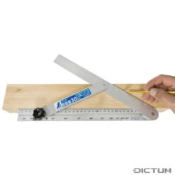 Fausse-équerre De Charpentier Shinwa à Graduation, 300 Mm -L’Artisan Moderne 717227 01 A WE 8 Shinwa Zimmerer Schmiege mit Gradskala WZ jpg