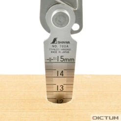 Coin De Mesure Shinwa Avec Protection Métallique Et Clip -L’Artisan Moderne 717229 01 A WE 8 Shinwa Lochlehre mit Metallschutz und Clip WZ jpg