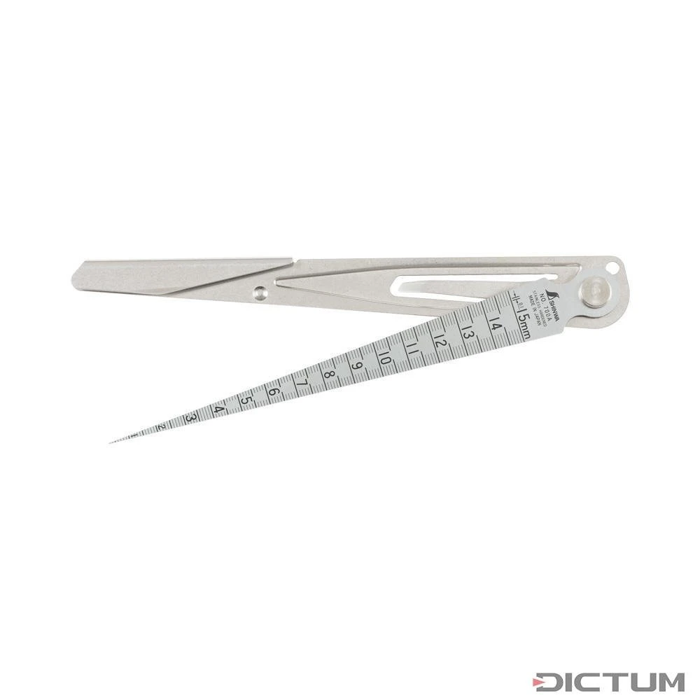 Coin De Mesure Shinwa Avec Protection Métallique Et Clip