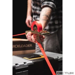 Sangle D'arrimage QUICKLOADER Avec Mécanisme D'enroulement, 800 Kg, 4,2 M/2 P. -L’Artisan Moderne 732023M 01 A WE 8 QUICKLOADER Spanngurt mit automatischer Aufwicklung 800 kg 4 2 m WZ jpg c1